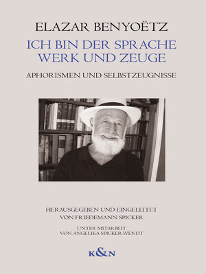 cover image of Ich bin der Sprache Werk und Zeuge